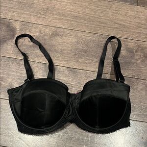 NEW AGENT PROVOCATEUR black convertible push-up/strapless bra, 34B
